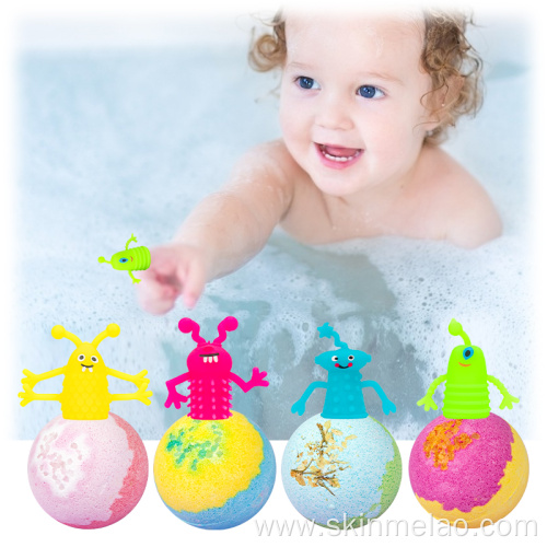 Handmade Bath Bombs With Toy Gift Sets